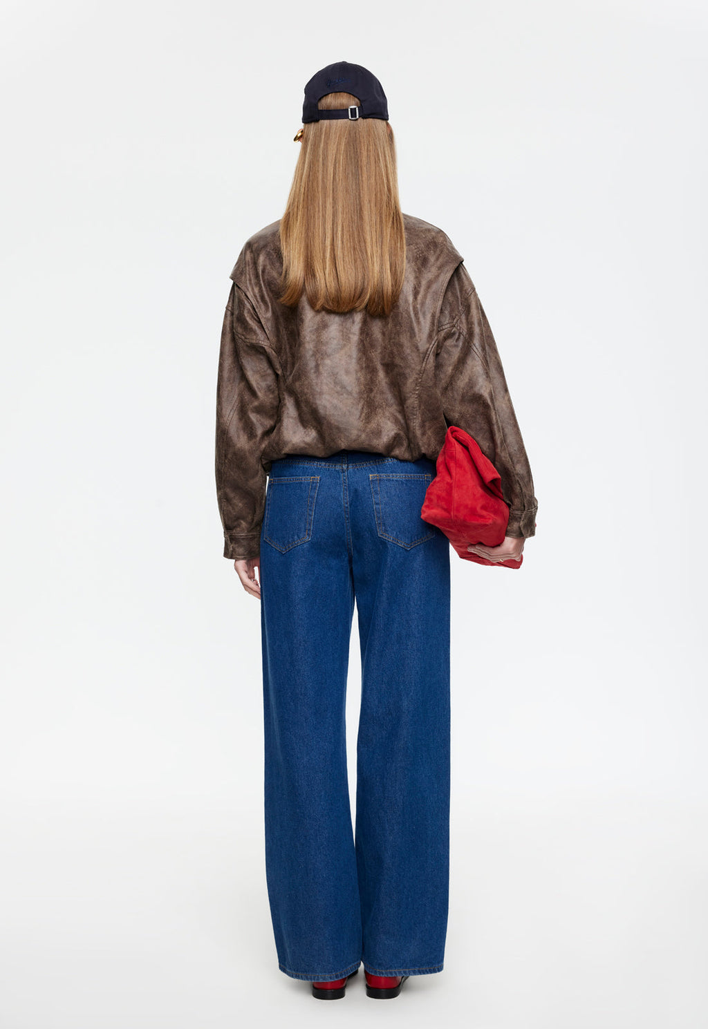 Arc-Flare Denim Jeans