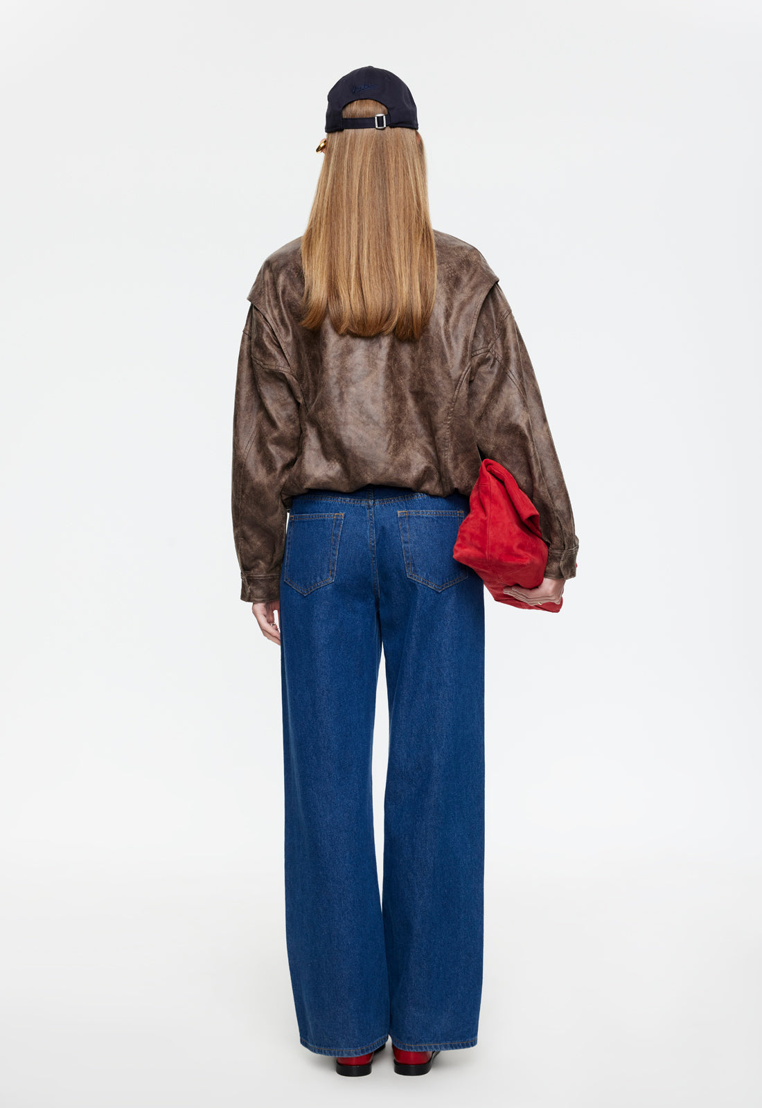 Arc-Flare Denim Jeans