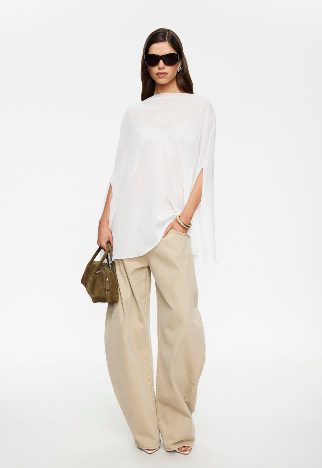 Breezy Drape Poncho