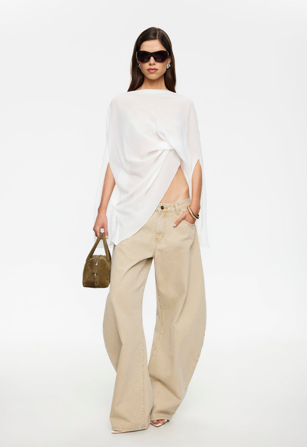 Breezy Drape Poncho