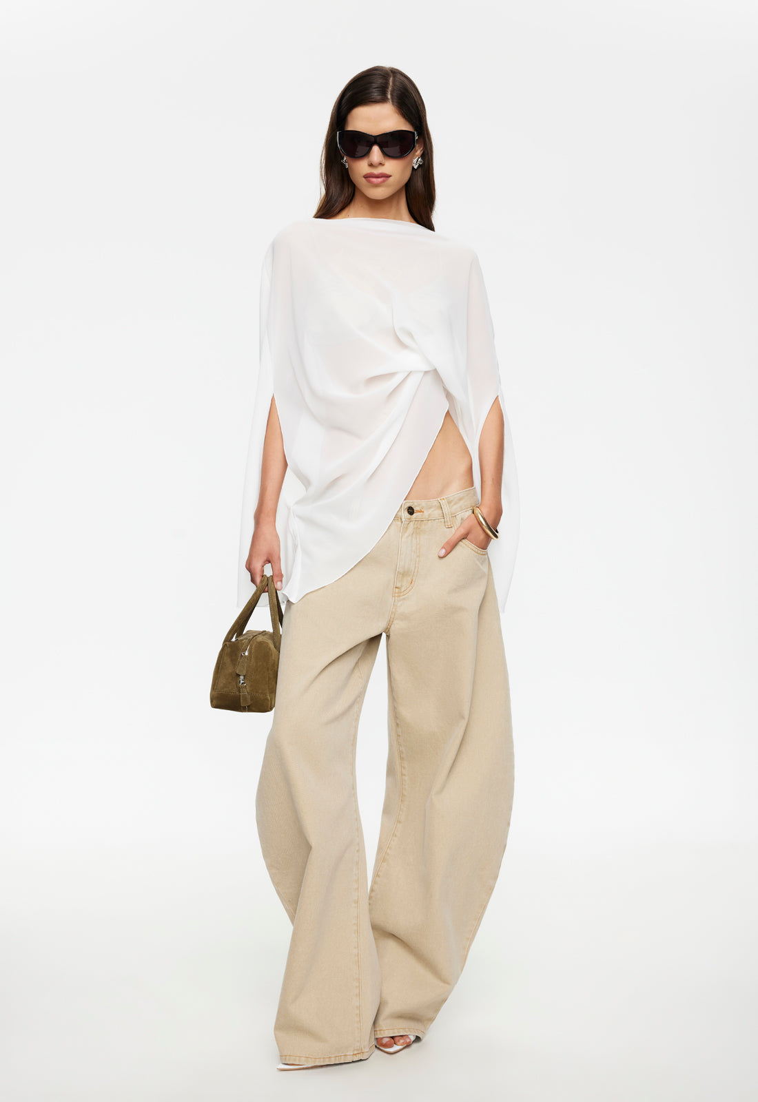 Breezy Drape Poncho