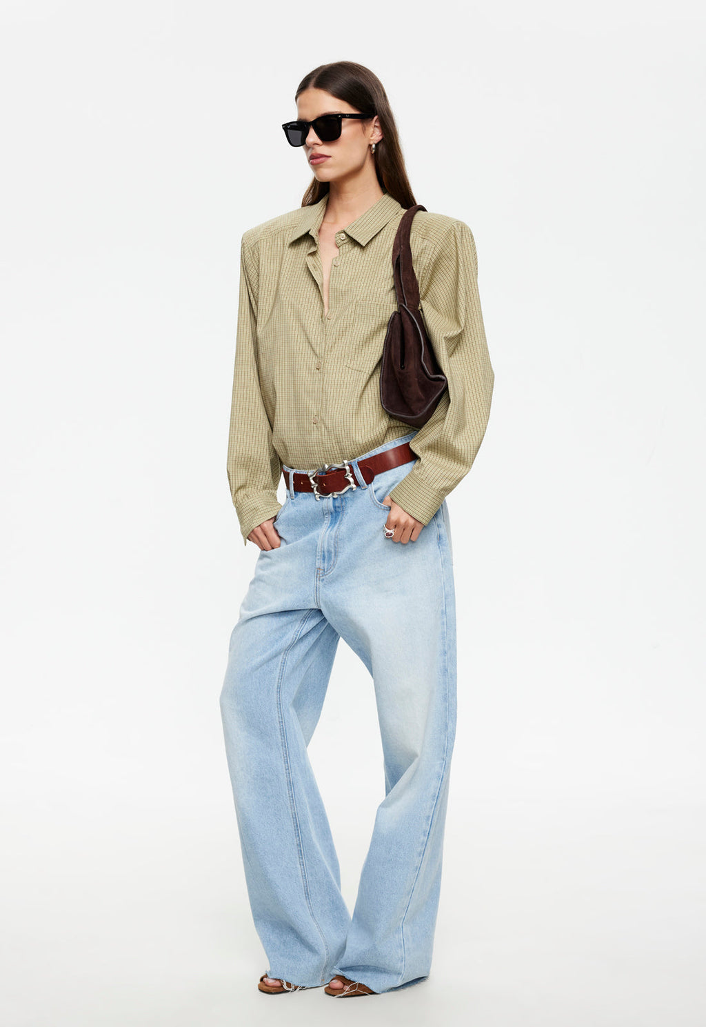 Button-Drape Front Top