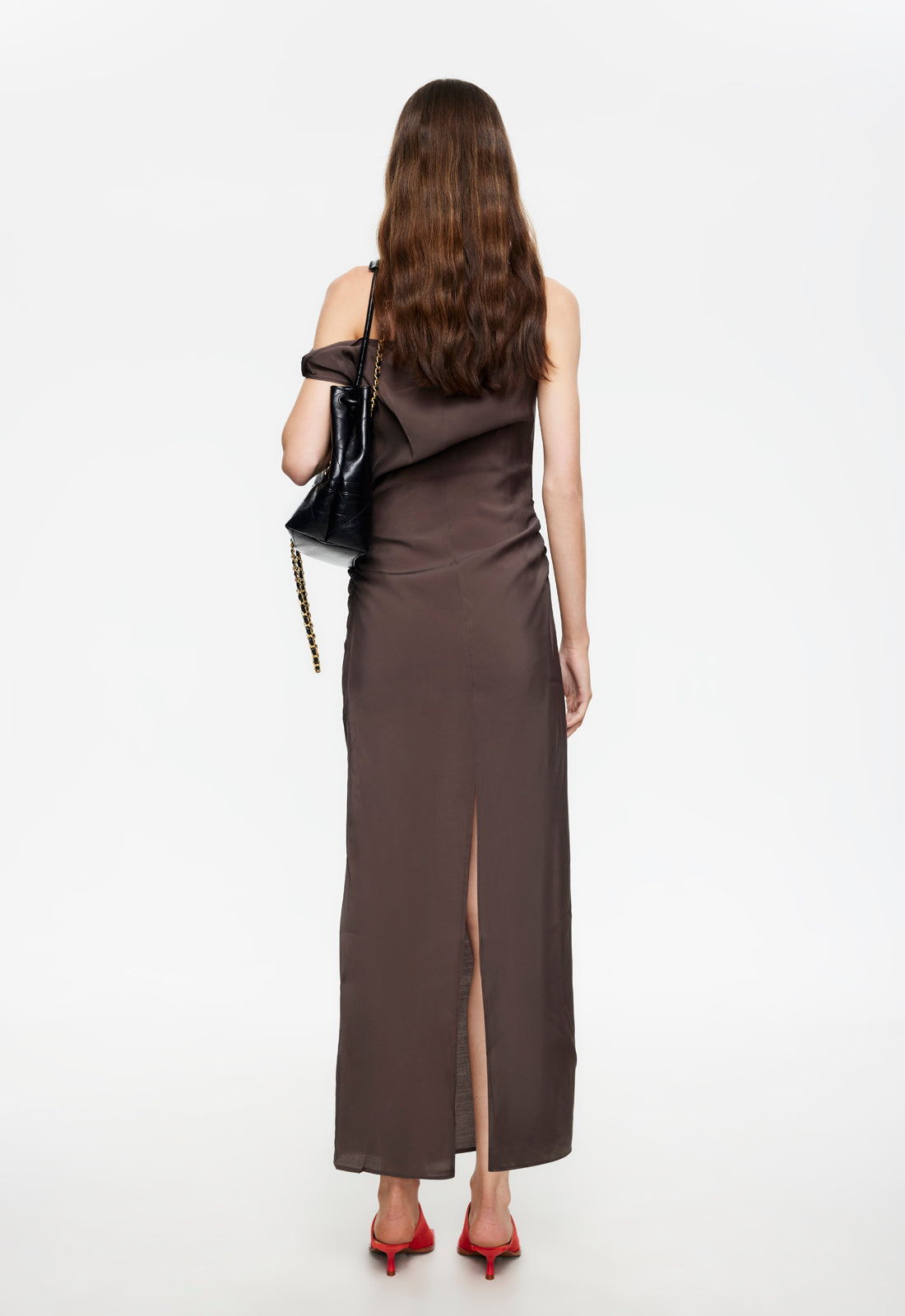 Sweetheart Bias Cut Maxi Dress