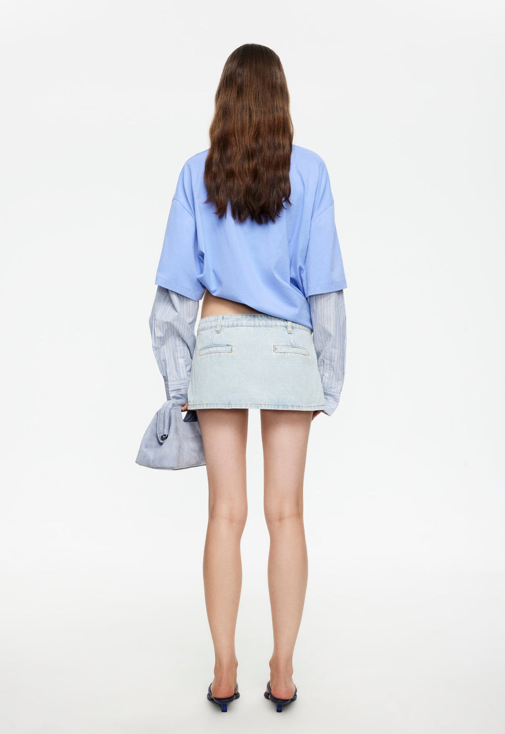 Double-Layer Faux Shirt Tee