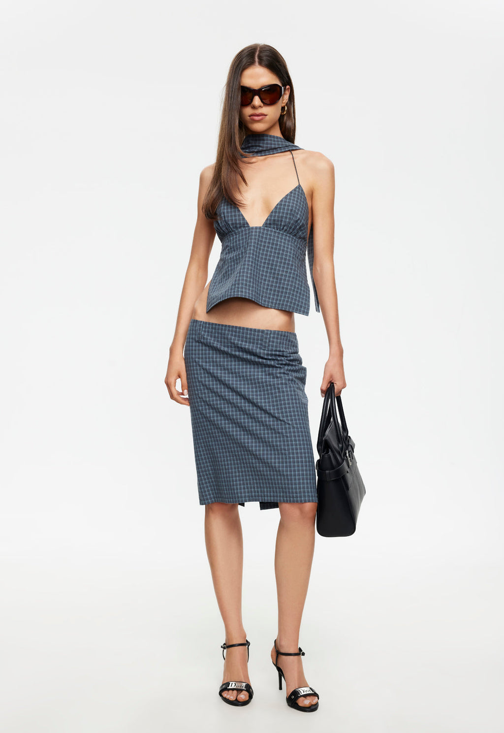 Cotton Romantic Tie Top