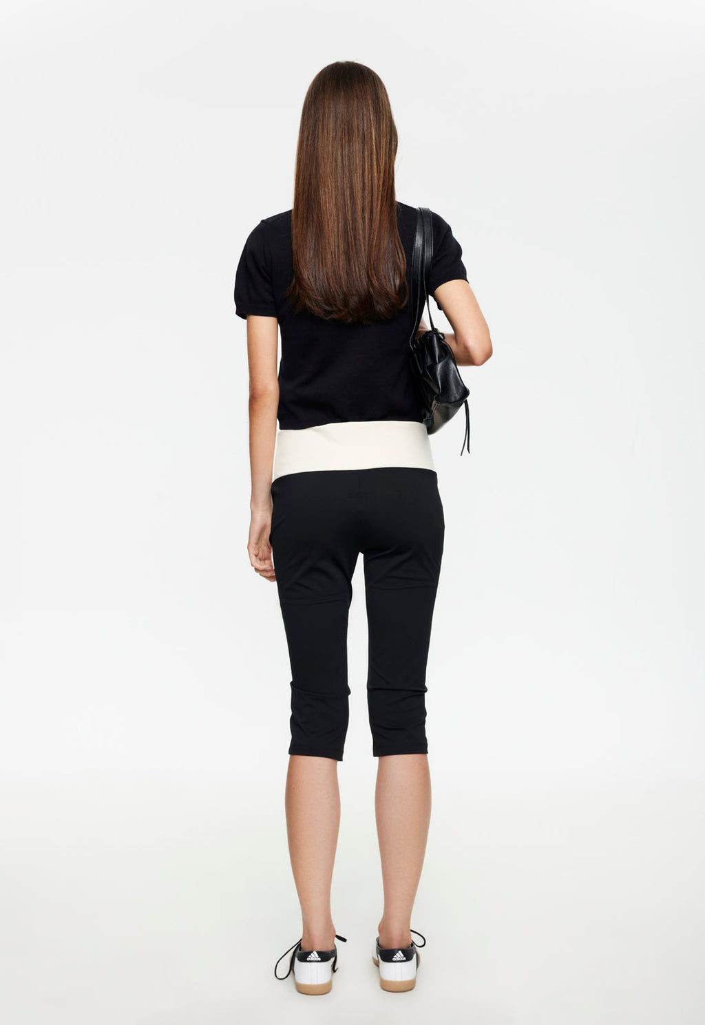 Cotton Crew Button-Up Tee
