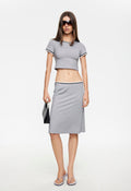 Stretch Crew Crop Top