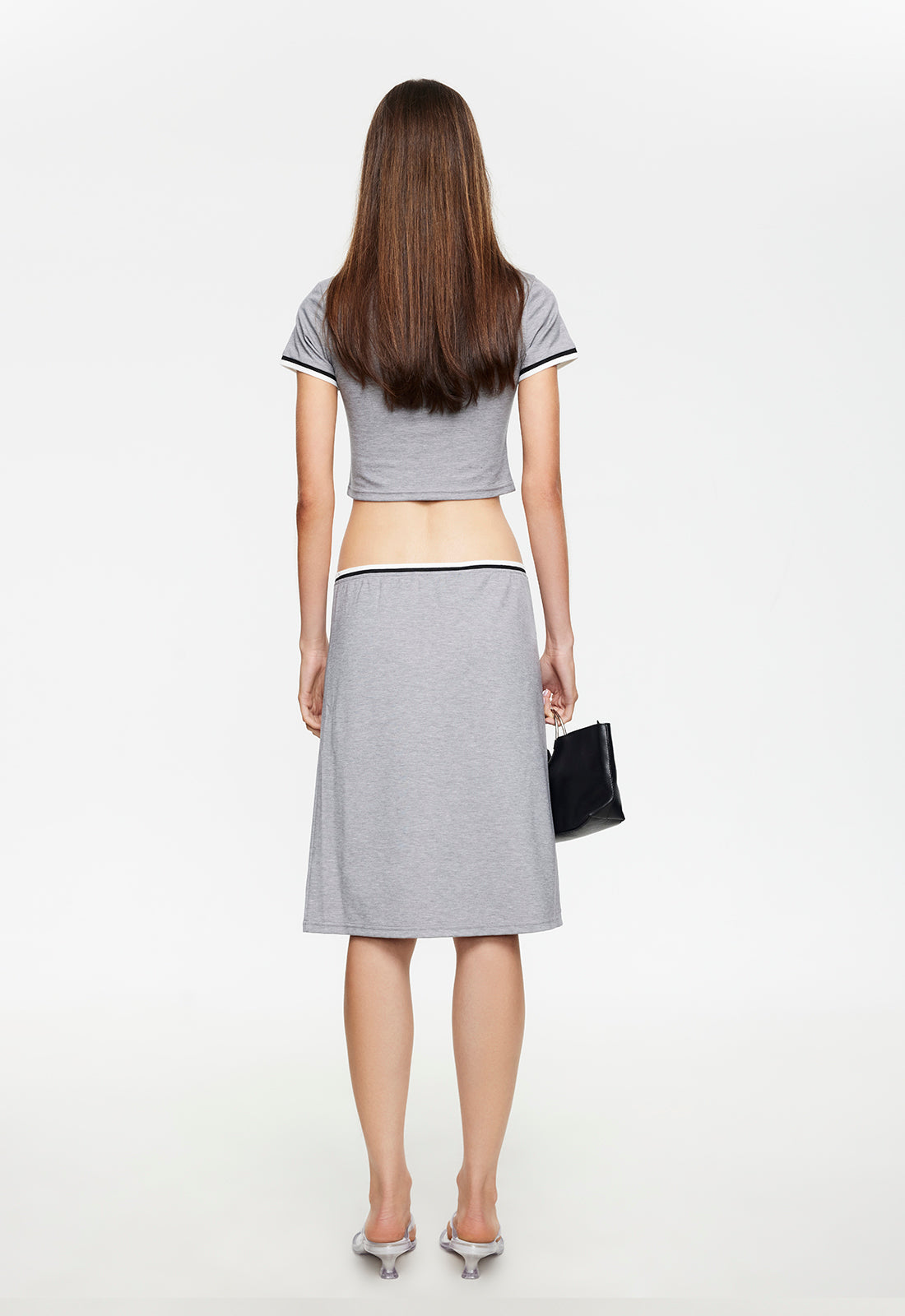 Stretch Crew Crop Top
