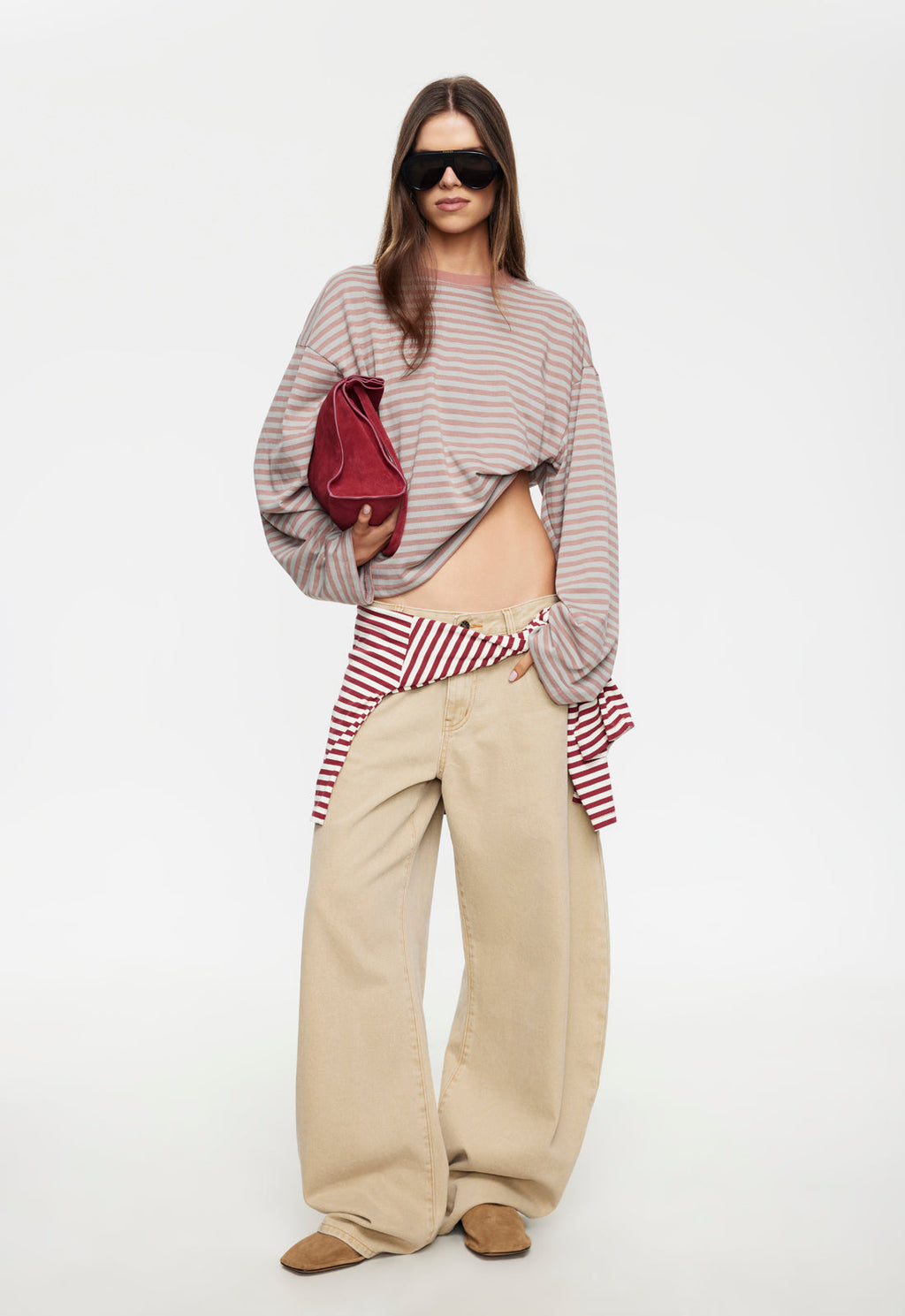 Crew Sheer Knit Tee