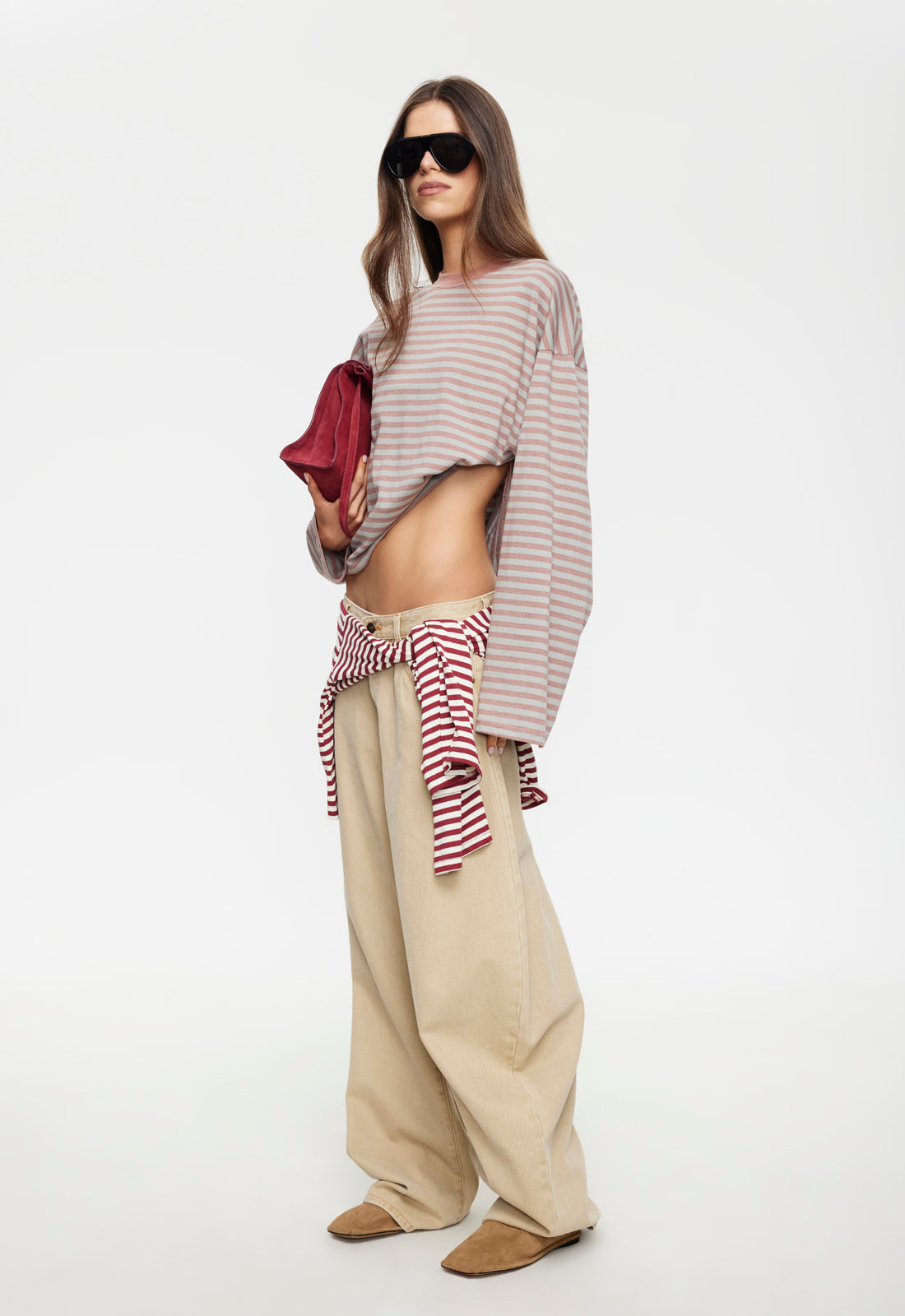 Crew Sheer Knit Tee