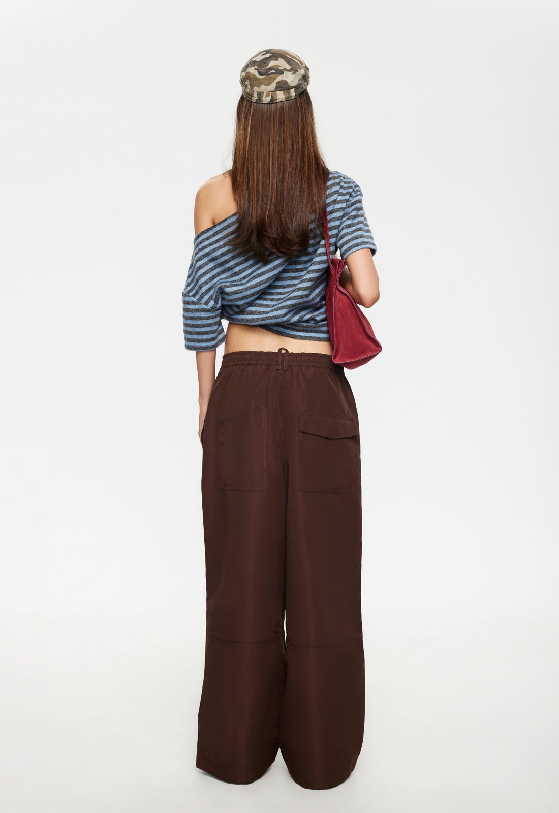 Tie-Front Wide-Leg Pants
