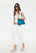 Low-Rise Blend Drape Trousers