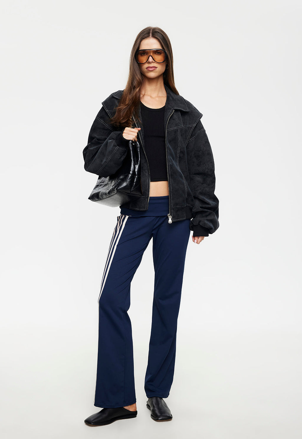Elastic-Hem Casual Jacket