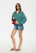Light Cotton Denim Shorts