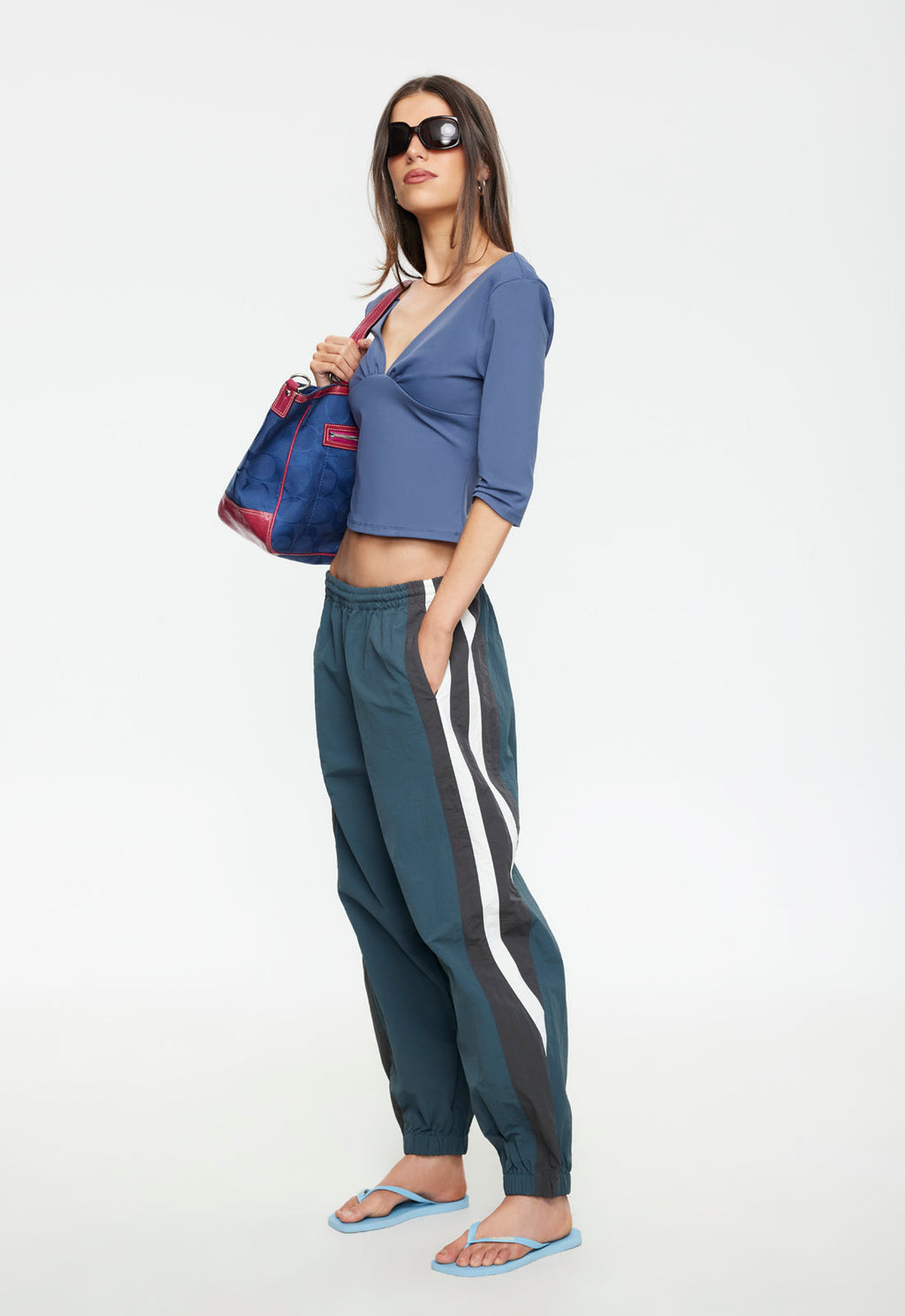 Striped Silhouette Sport Pants