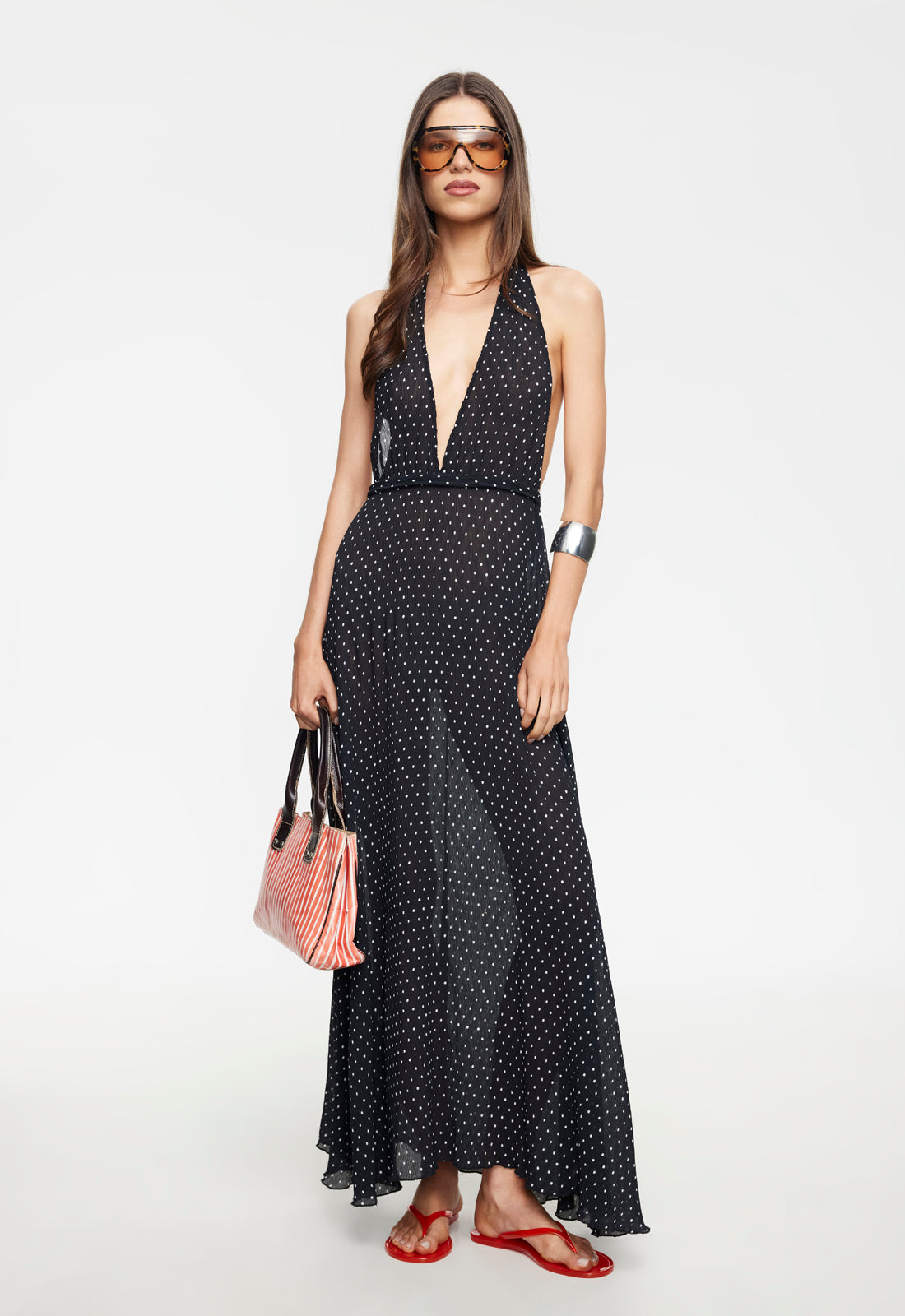 Halter Low-Back Bubble Mini