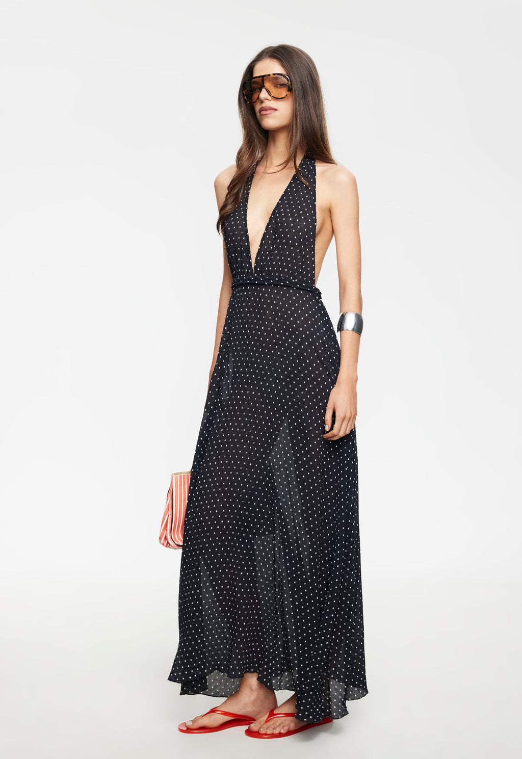 Halter Low-Back Bubble Mini