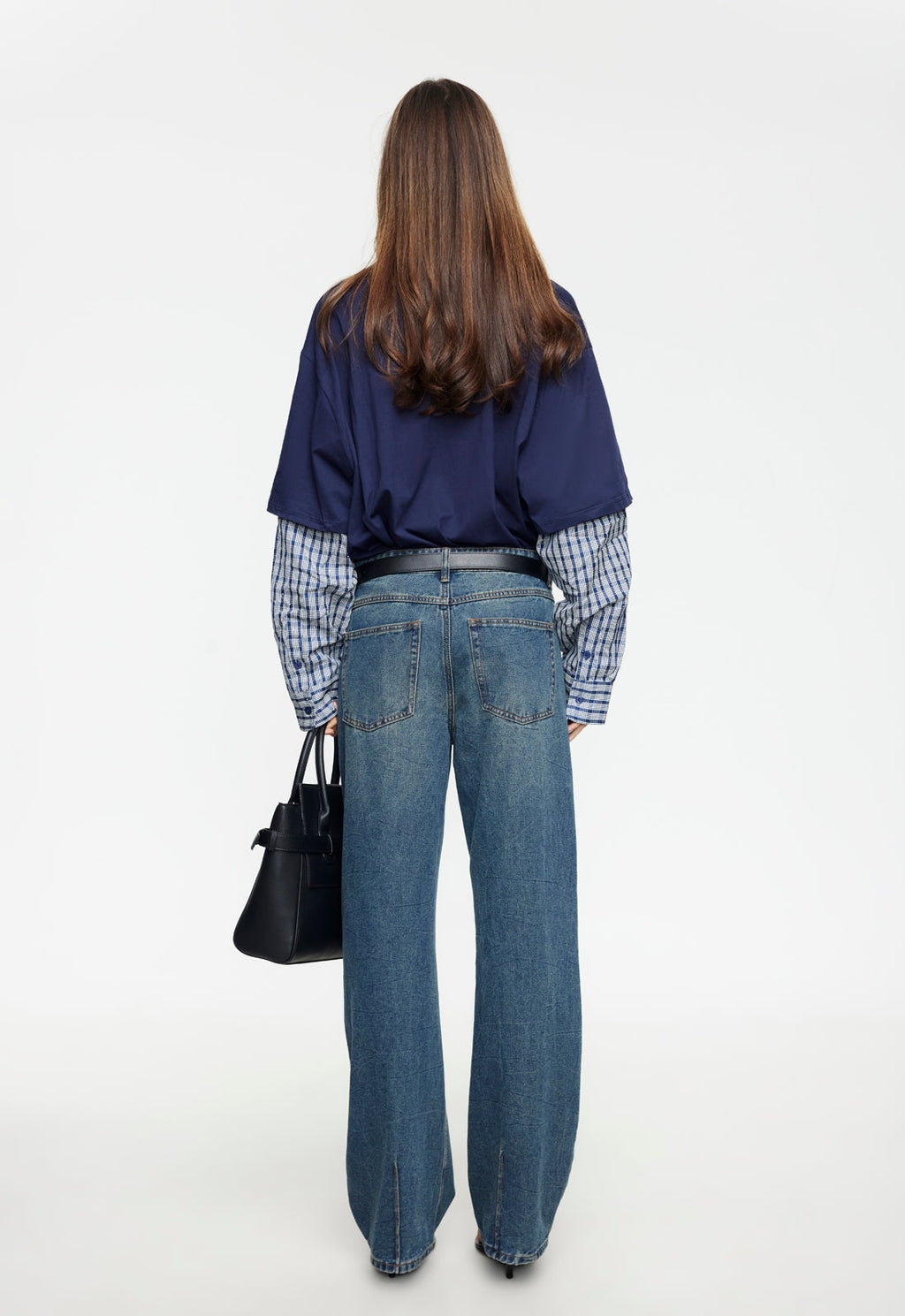 Double-Layer Drop Shoulder Tee