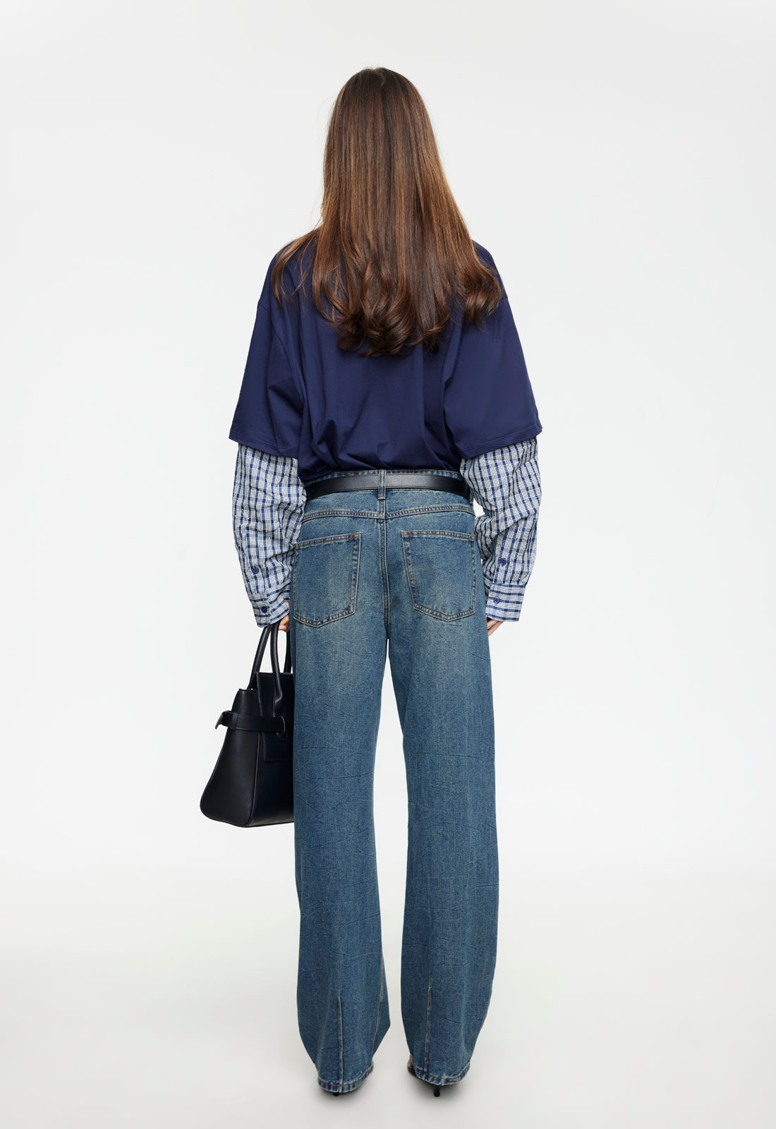 Double-Layer Drop Shoulder Tee