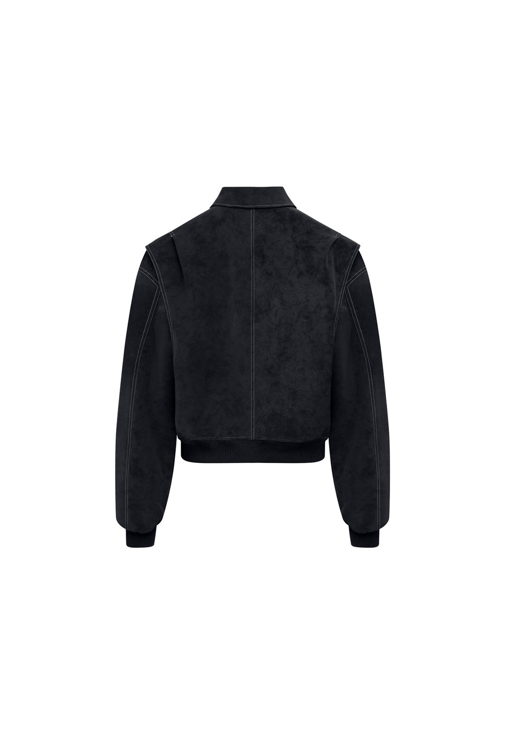 Elastic-Hem Casual Jacket