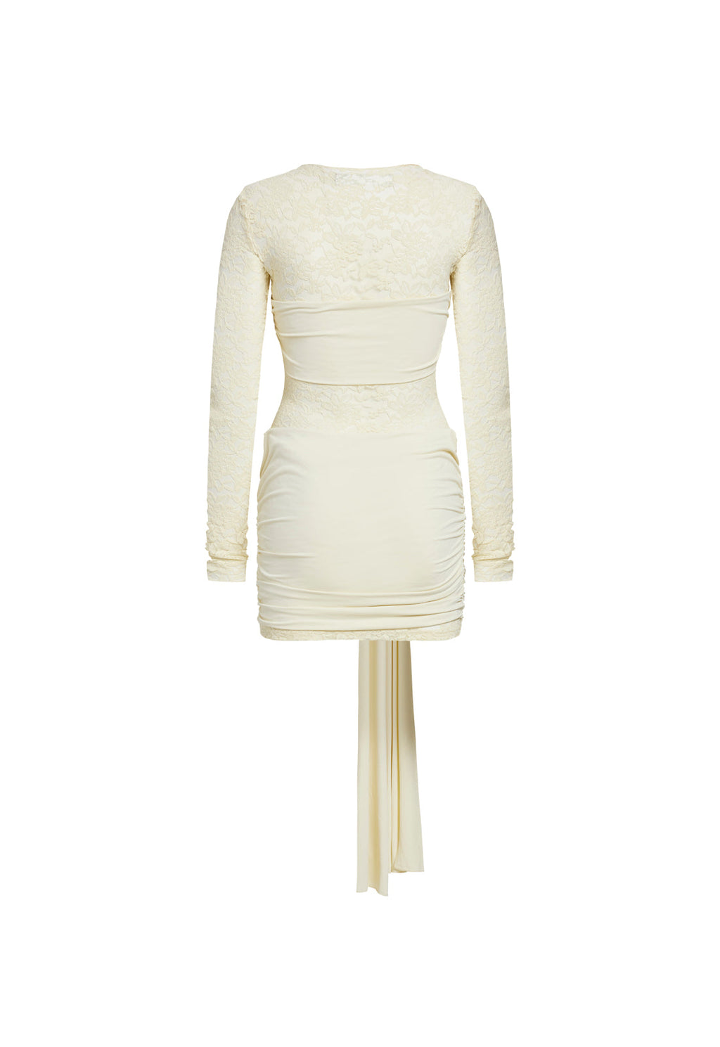 Light-Fit Cinched Lace Midi