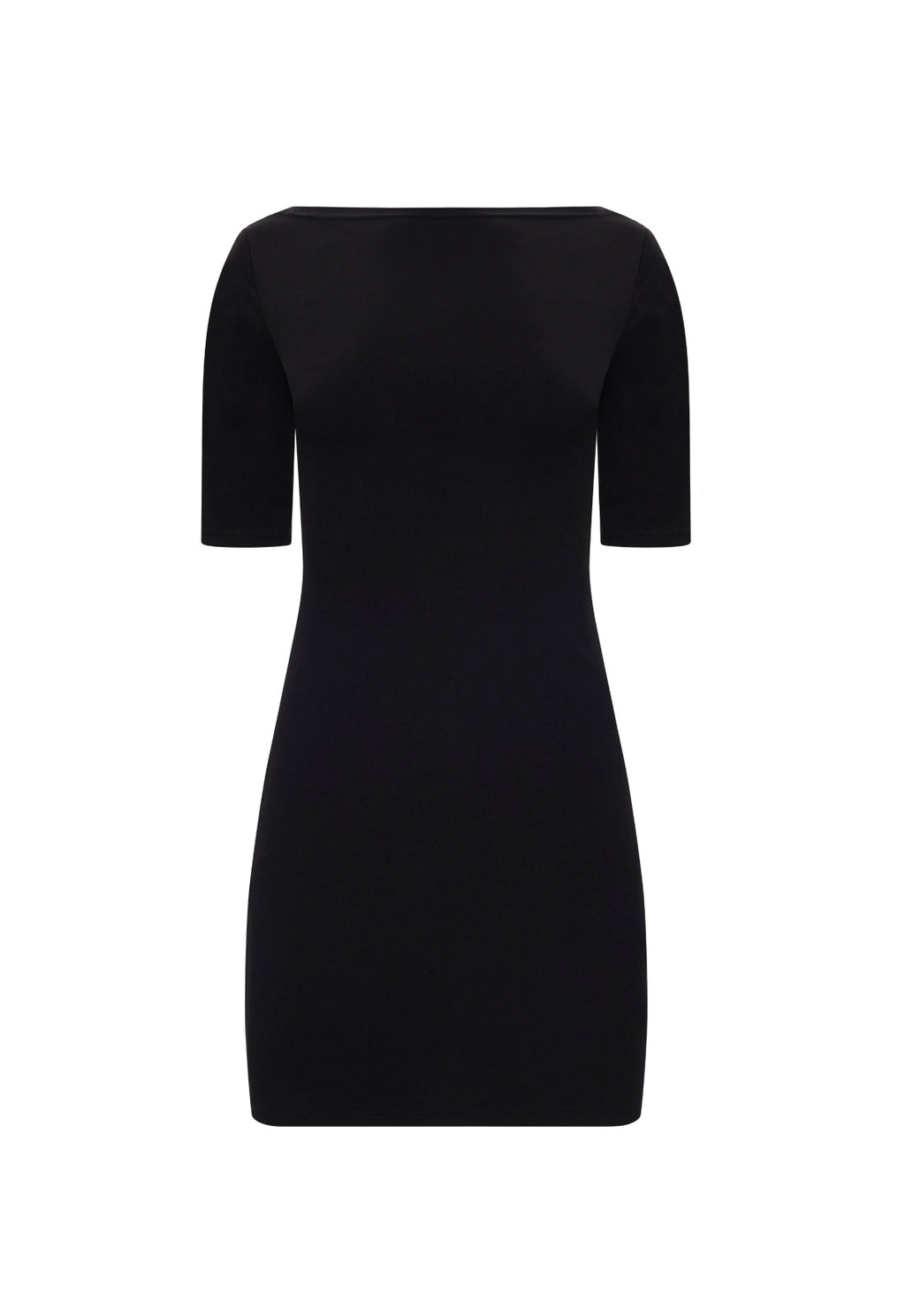 Off-Shoulder Textured Midi