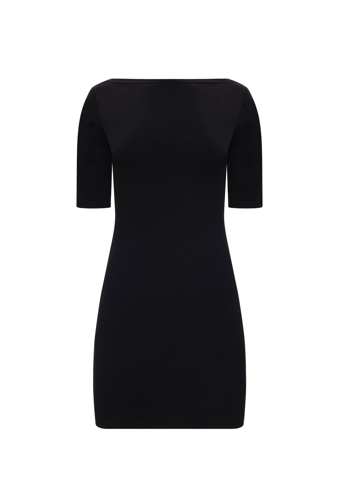 Off-Shoulder Textured Midi