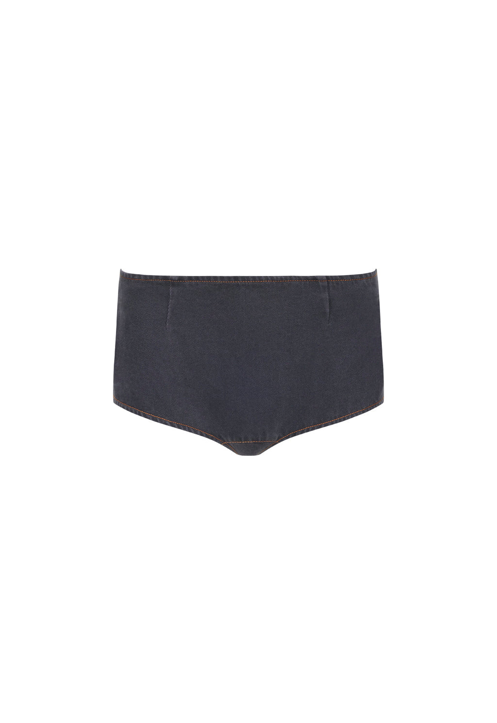 Petrol Denim Mini Shorts