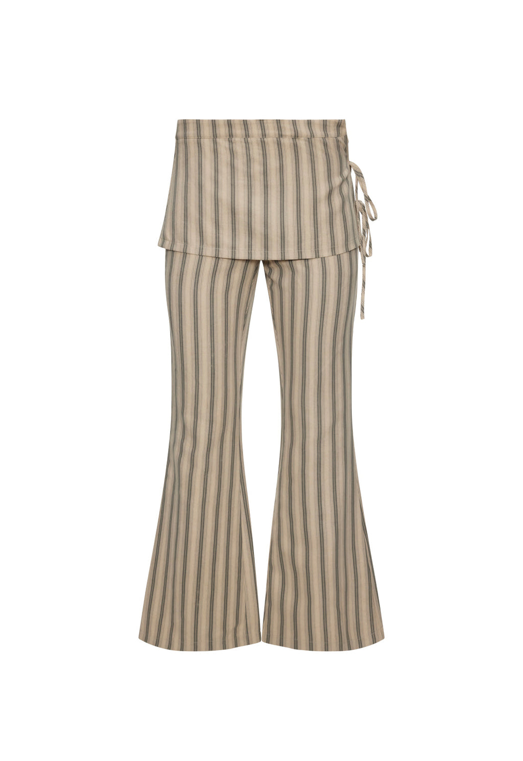 Foldover Skirt Flare Pants
