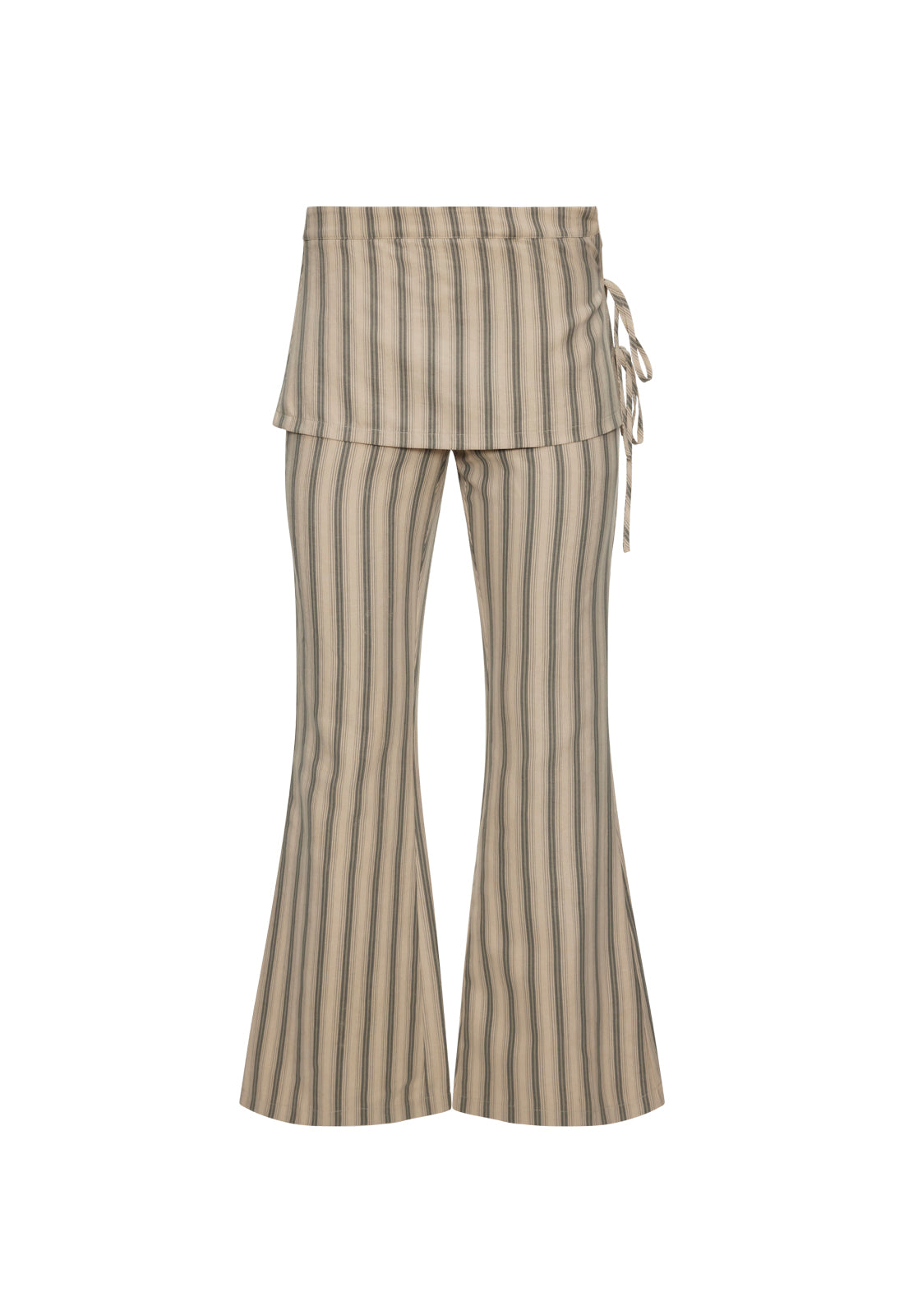 Foldover Skirt Flare Pants