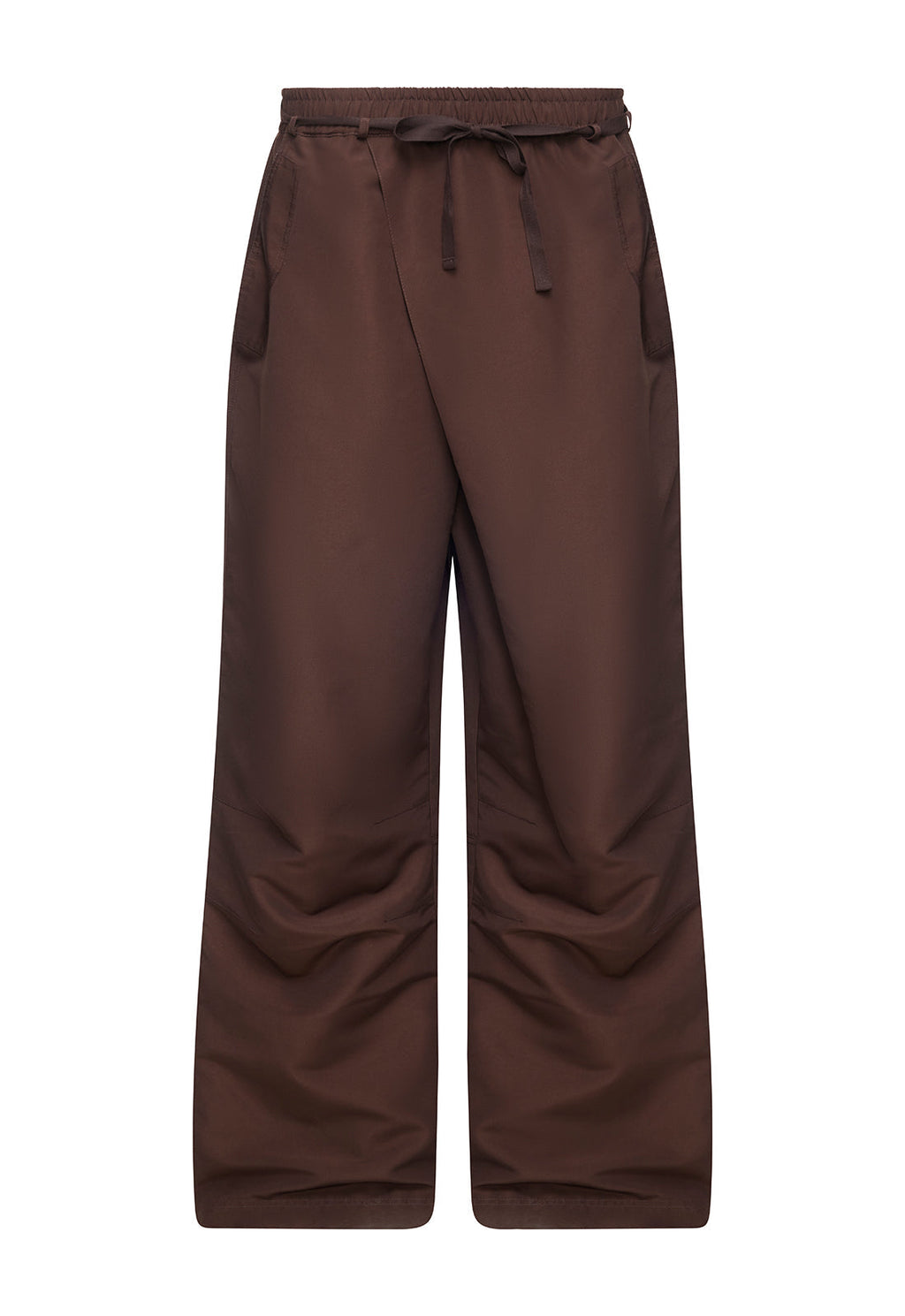 Tie-Front Wide-Leg Pants