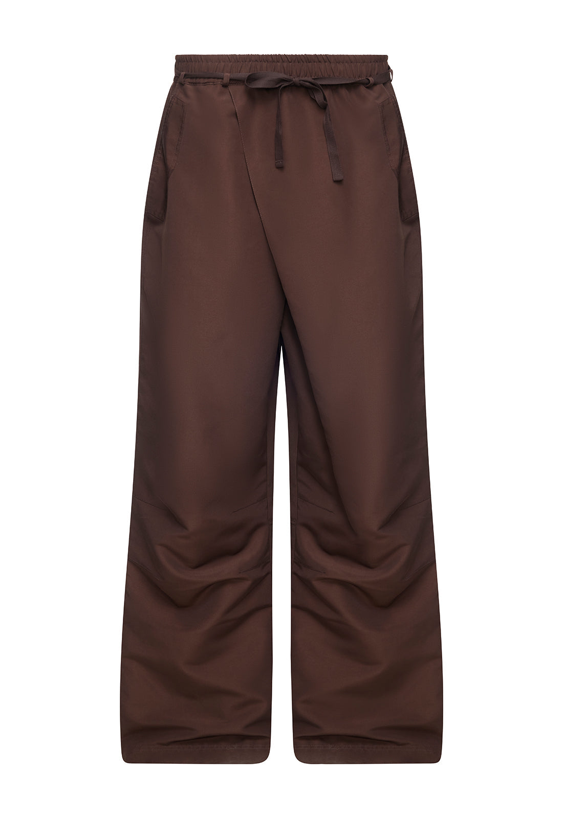Tie-Front Wide-Leg Pants