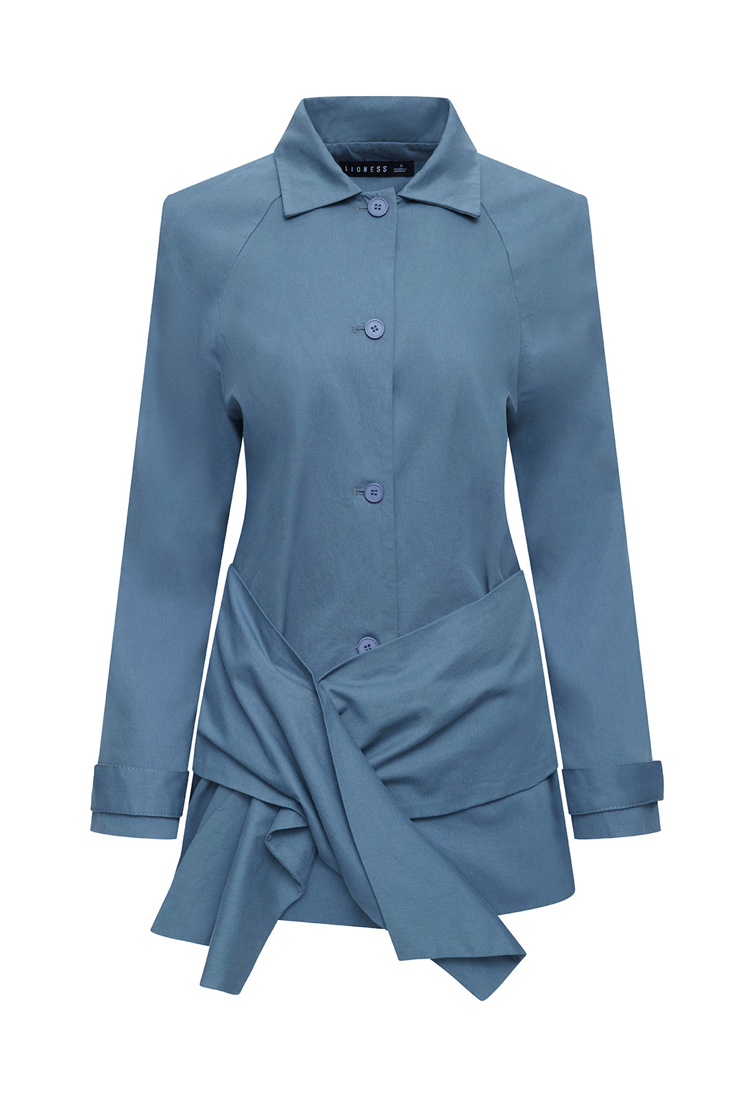 Button-Front Cinched Mini
