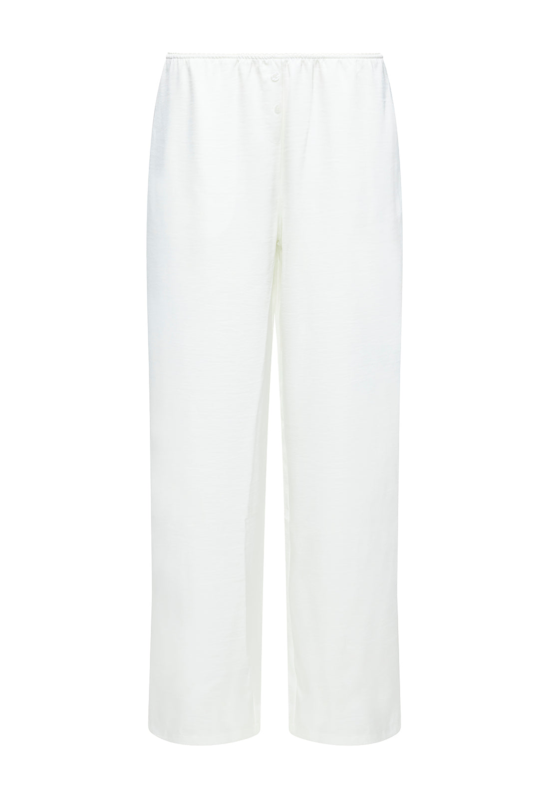 Elastic Straight Polyester Pant