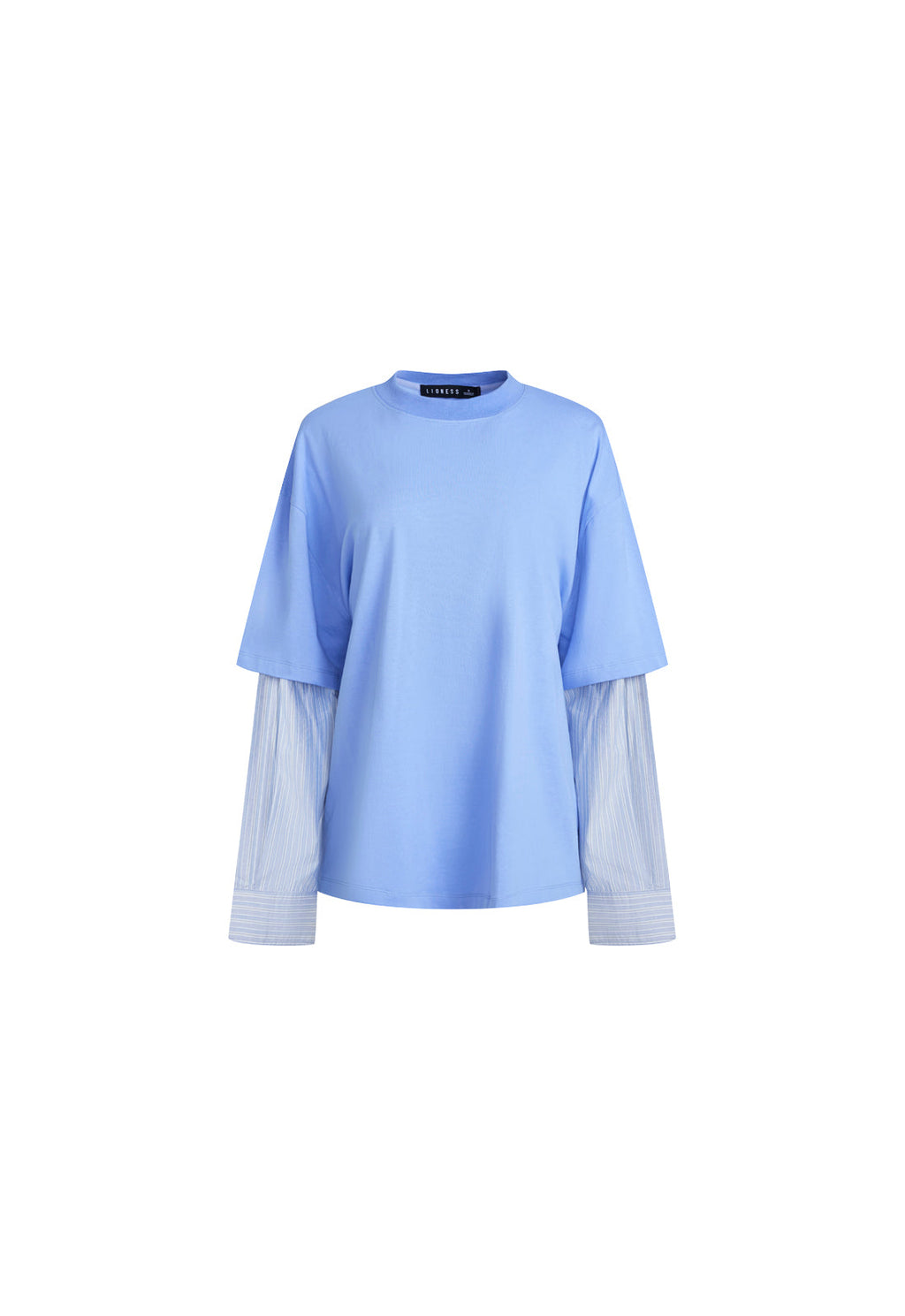 Double-Layer Faux Shirt Tee