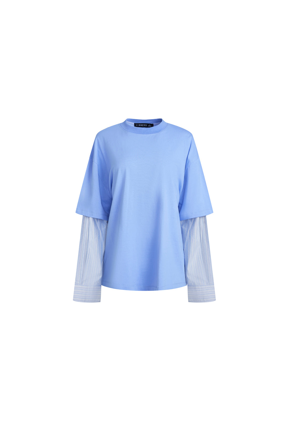 Double-Layer Faux Shirt Tee