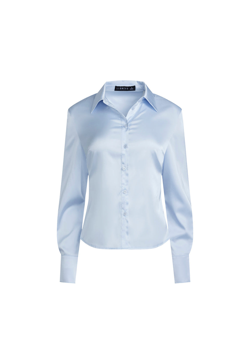 Classic-Collar Sheen Shirt