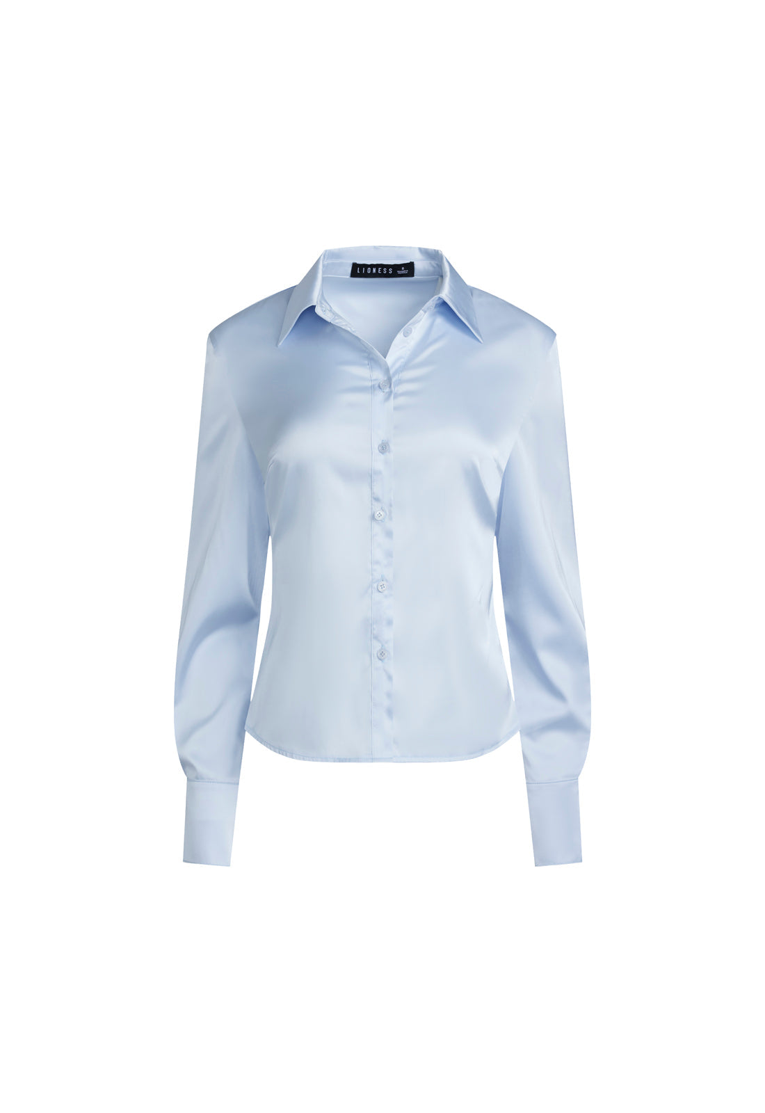 Classic-Collar Sheen Shirt