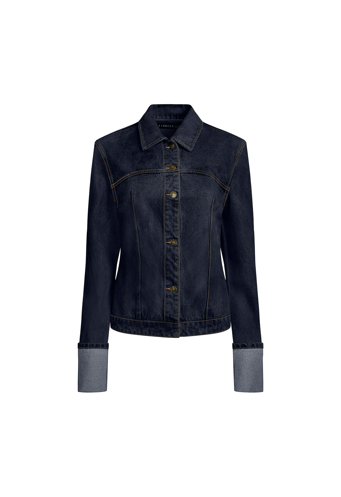 Classic-Fasten Silhouette Jacket