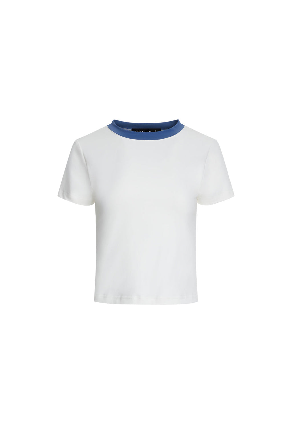 Stretch-Cropped Crew Tee