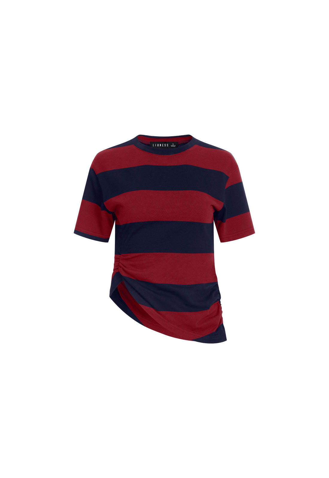 Ruched-Side Relaxed Tee