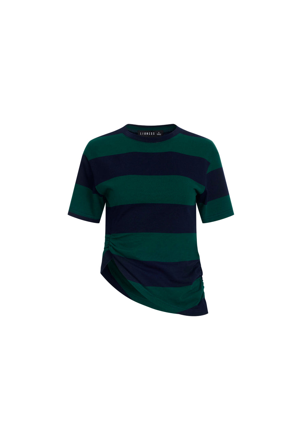 Ruched-Side Relaxed Tee