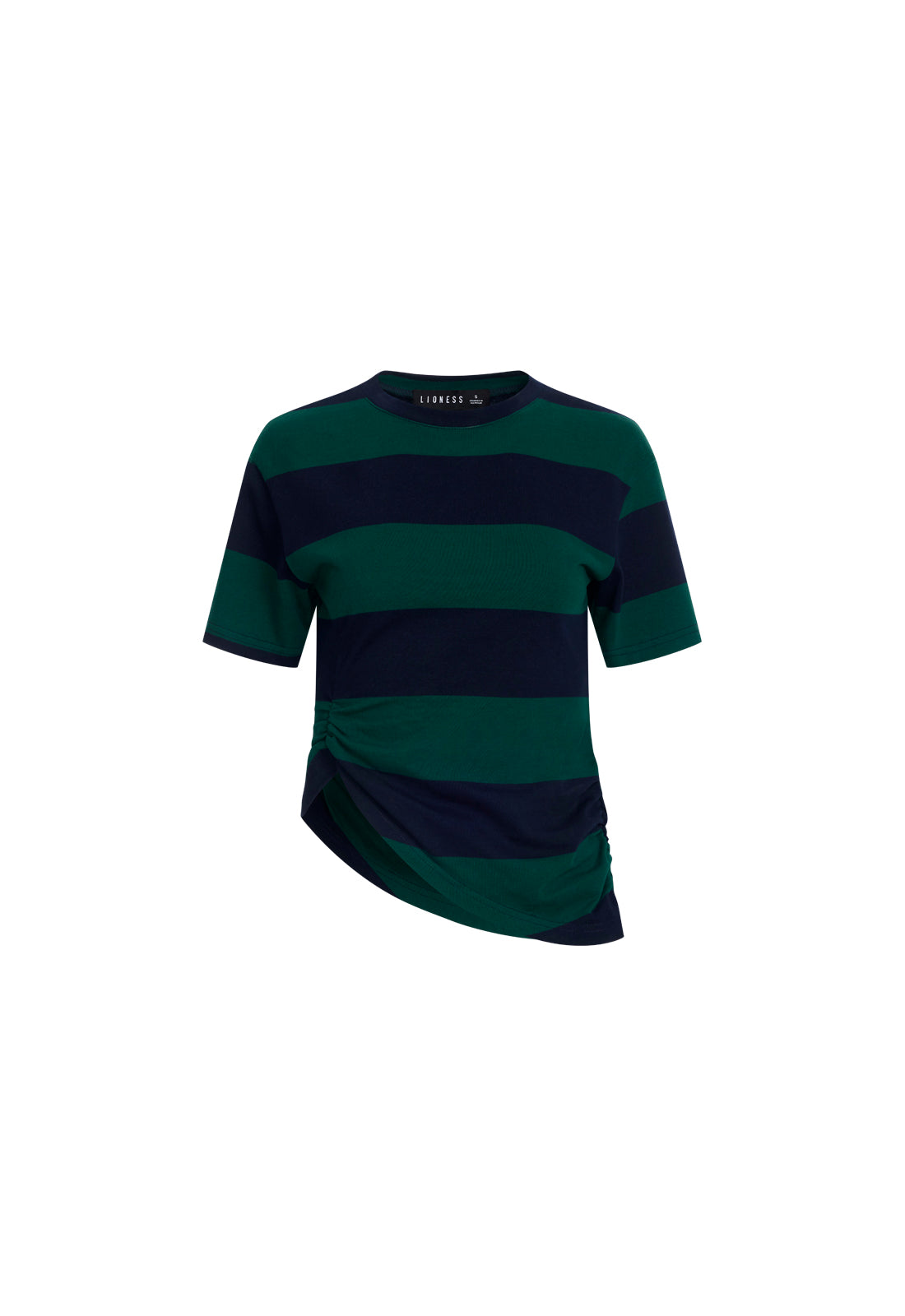 Ruched-Side Relaxed Tee