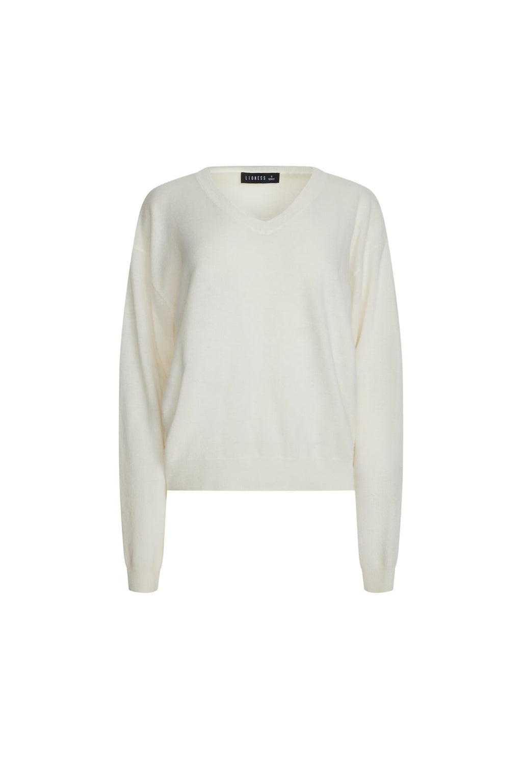 Scarf-Integrated Oversized Knit