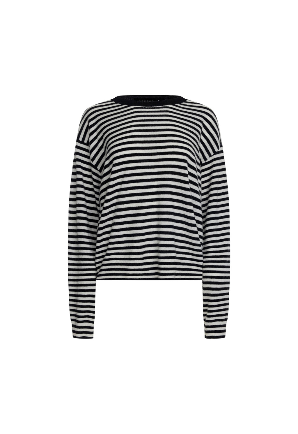 Drop-Shoulder Scarf Knit