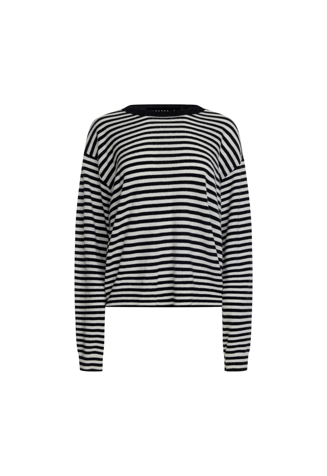 Drop-Shoulder Scarf Knit