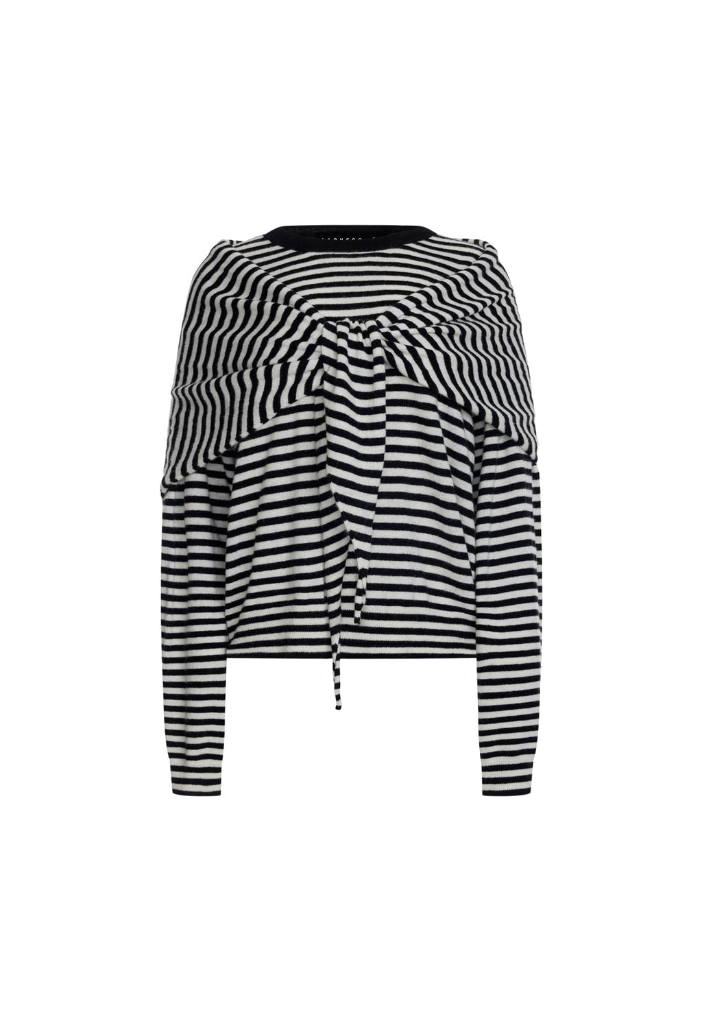 Drop-Shoulder Scarf Knit