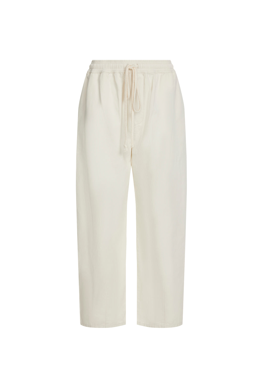 Drawstring Barrel Cotton Pants
