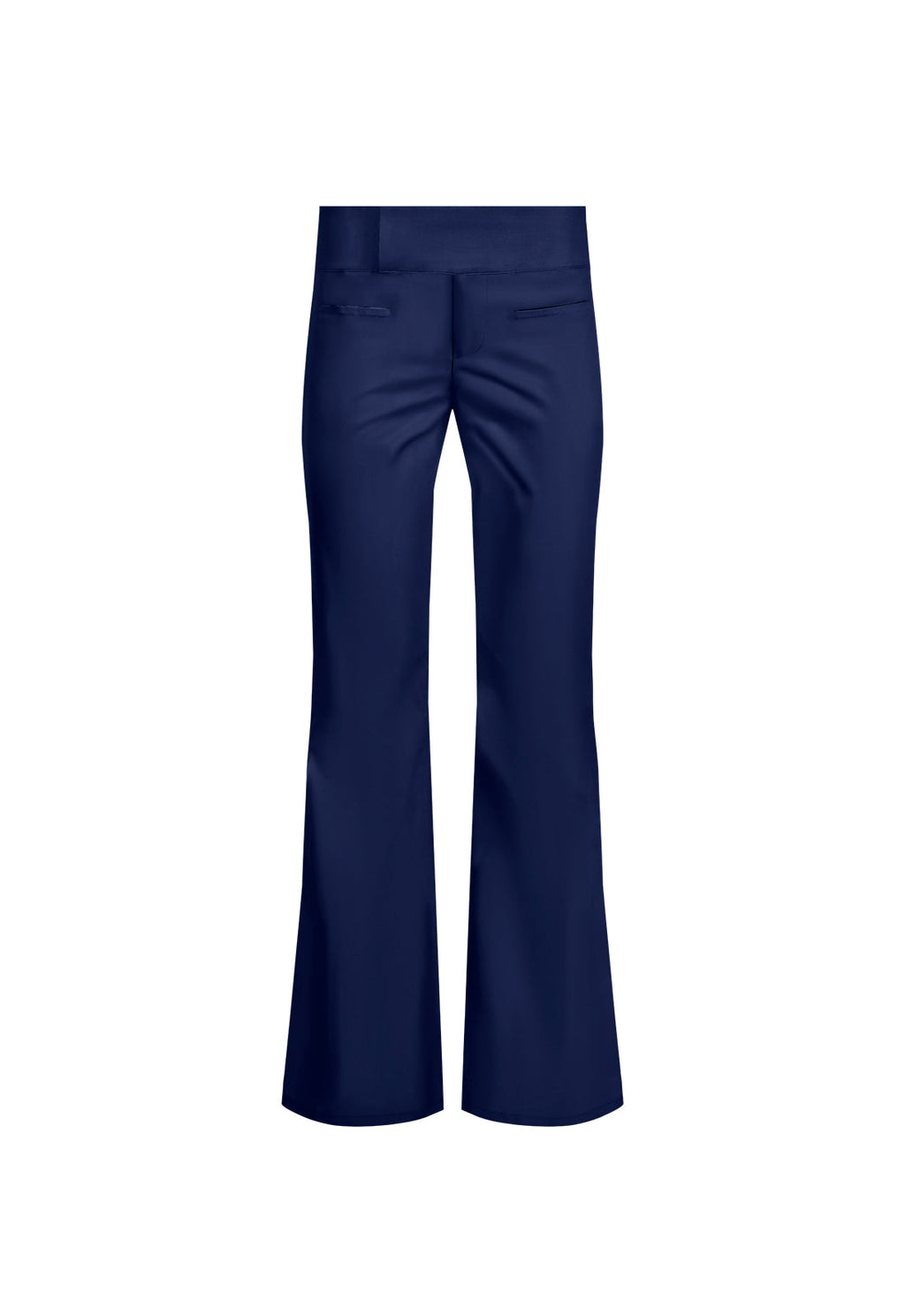 Low-Rise Extended Tab Straight Pants
