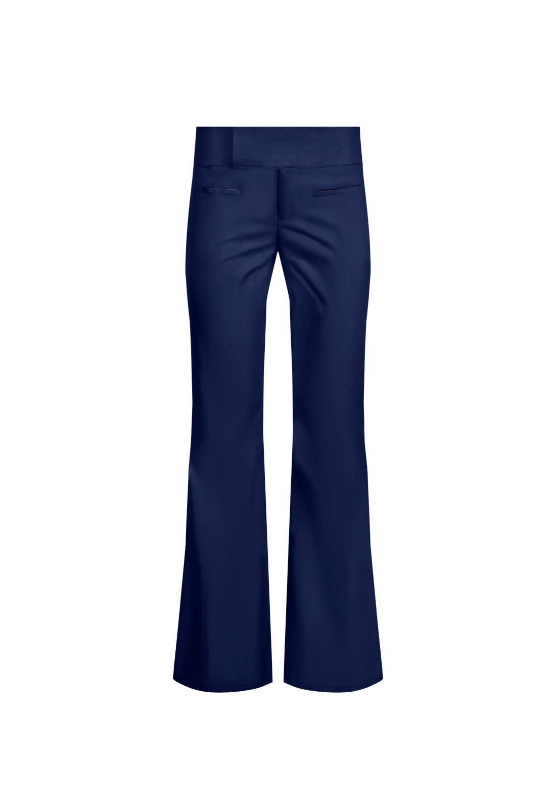 Low-Rise Extended Tab Straight Pants
